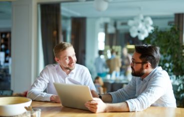 Listing Presentation between two men